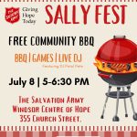 Sally Fest Flyer 2026 With Sponsors